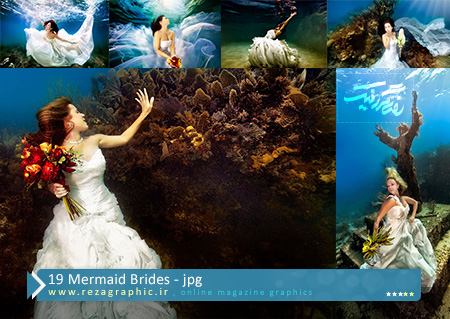  19 عکاسی و ادیت عروس در زیر دریا | رضاگرافیک